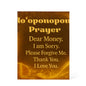 Money Ho'oponopono acrylic plaque