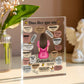 Spanish God Says I Am Acrylic Block Plaque