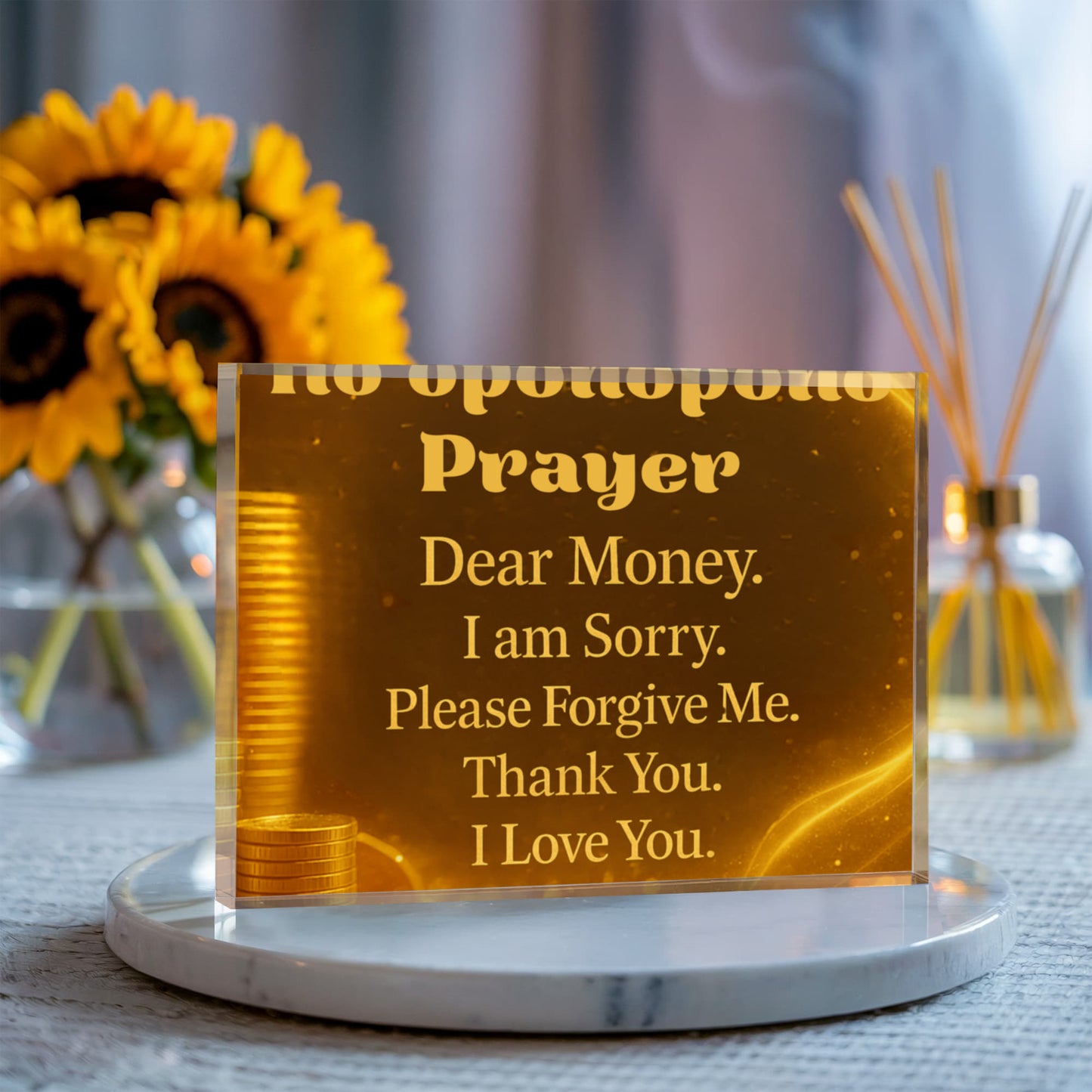 Money Ho'oponopono Plaque