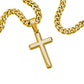 Personalized Gift for Grandson Who Loves Baseball - Cuban Chain Necklace with Cross