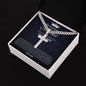Personalized Gift for Son You Are an Amazing Son - Cuban Chain Necklace with Cross