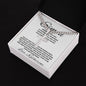 Personalized Gift for Husband If You Are Feeling Overwhelmed - Cuban Chain Necklace with Cross