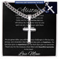 Personalized Gift for Son Love You for Amazing Man You Are - Cuban Chain Necklace with Cross