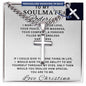 Personalized Gift for Husband I Want It All - Cuban Chain Necklace with Cross
