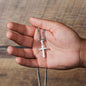 Personalized Gift for Badass Son - Cuban Chain Necklace with Cross