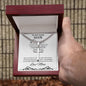 Personalized Gift for Son Capable of Achieving - Cuban Chain Necklace with Cross