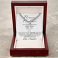 Personalized Promise Gift for Husband - Cuban Chain Necklace with Cross
