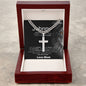 Personalized Gift for You Are Braver - Cuban Chain Necklace with Cross