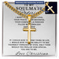 Personalized Gift for Husband I Want It All - Cuban Chain Necklace with Cross