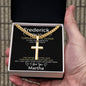 Personalized Gift for Husband Turn Back the Clock - Cuban Chain Necklace with Cross