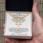 Personalized Gift for Husband I Want It All - Cuban Chain Necklace with Cross