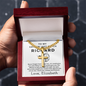 Personalized Gift for Husband Who Loves Fishing - Cuban Chain Necklace with Cross