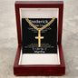 Personalized Gift for Husband Turn Back the Clock - Cuban Chain Necklace with Cross