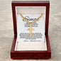 Personalized Gift for Husband If You Are Feeling Overwhelmed - Cuban Chain Necklace with Cross