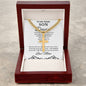 Personalized Gift for Son Capable of Achieving - Cuban Chain Necklace with Cross