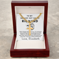 Personalized Gift for Husband Who Loves Fishing - Cuban Chain Necklace with Cross