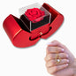 Red Heart Rose Box with Forever Love Necklace