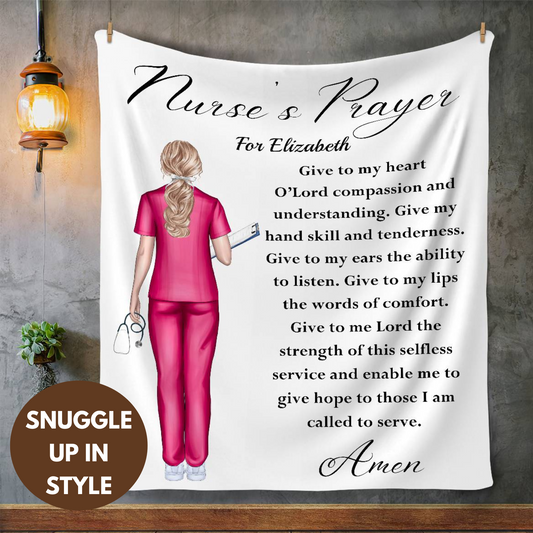 Personalized EMT Nurse Gift Blanket, EMT Nurse Appreciation, Oncology Nurse Gift For Oncology Nurse, Emt Nurse Blanket, Gift For Emt Nurse