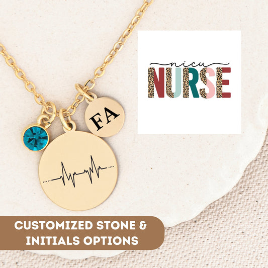 Nicu Nurse Necklace, Nurse Jewelry, Nurse Charm, Cute Nurse Gift, Nursing Graduation Gift, Nurse Appreciation Gift, Nurse Pendant, RN Gift