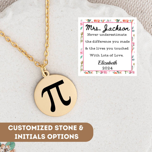Personalized Teacher Necklace Gift, Best Teacher, Teacher Gift, Teacher Appreciation Gift, Teacher Necklace, Teacher Pendant, Teacher Charm