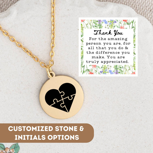 Personalized Teacher Necklace Gift, Gifts For Teacher, Teacher Appreciation, Teacher Pendant, Teacher Charm, Teacher Gift, Thank You Teacher