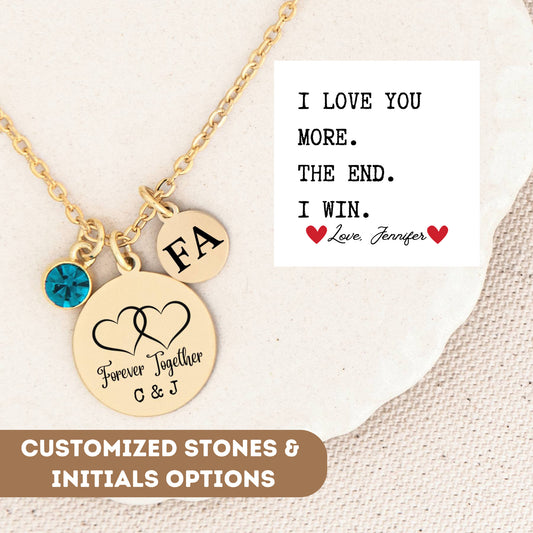 Personalized I Love You Mom Necklace Gift, I Love You Mom Gift, Mom Initial Necklace, Mom Initial Jewelry, Mom jewelry, Mom Mama necklace