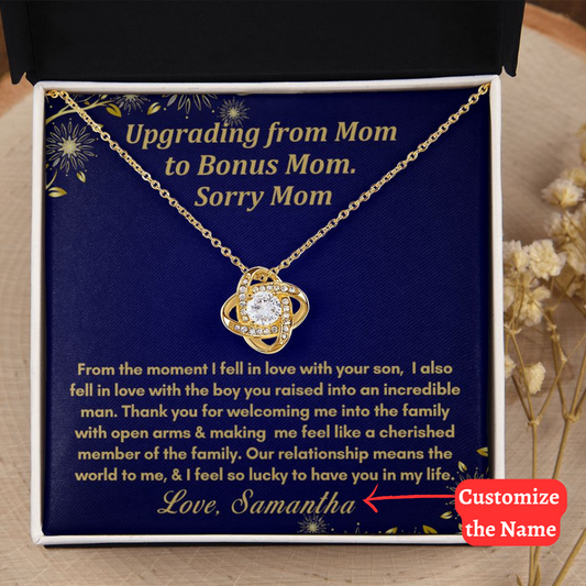 [Almost Sold Out] Bonus Mom -Gold Love Knot Necklace