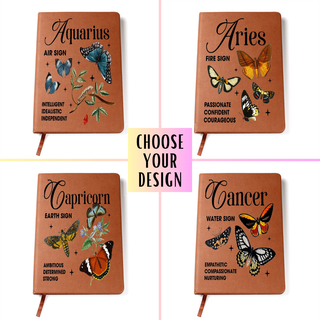 Almost Sold Out - Cancer Zodiac Leather Journal