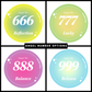 [Almost Sold Out] Personalized Angel Numbers Acrylic Plaque