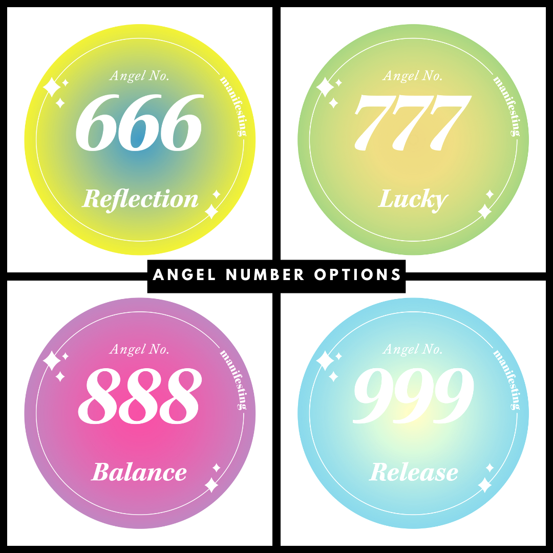 [Almost Sold Out] Personalized Angel Numbers Acrylic Plaque