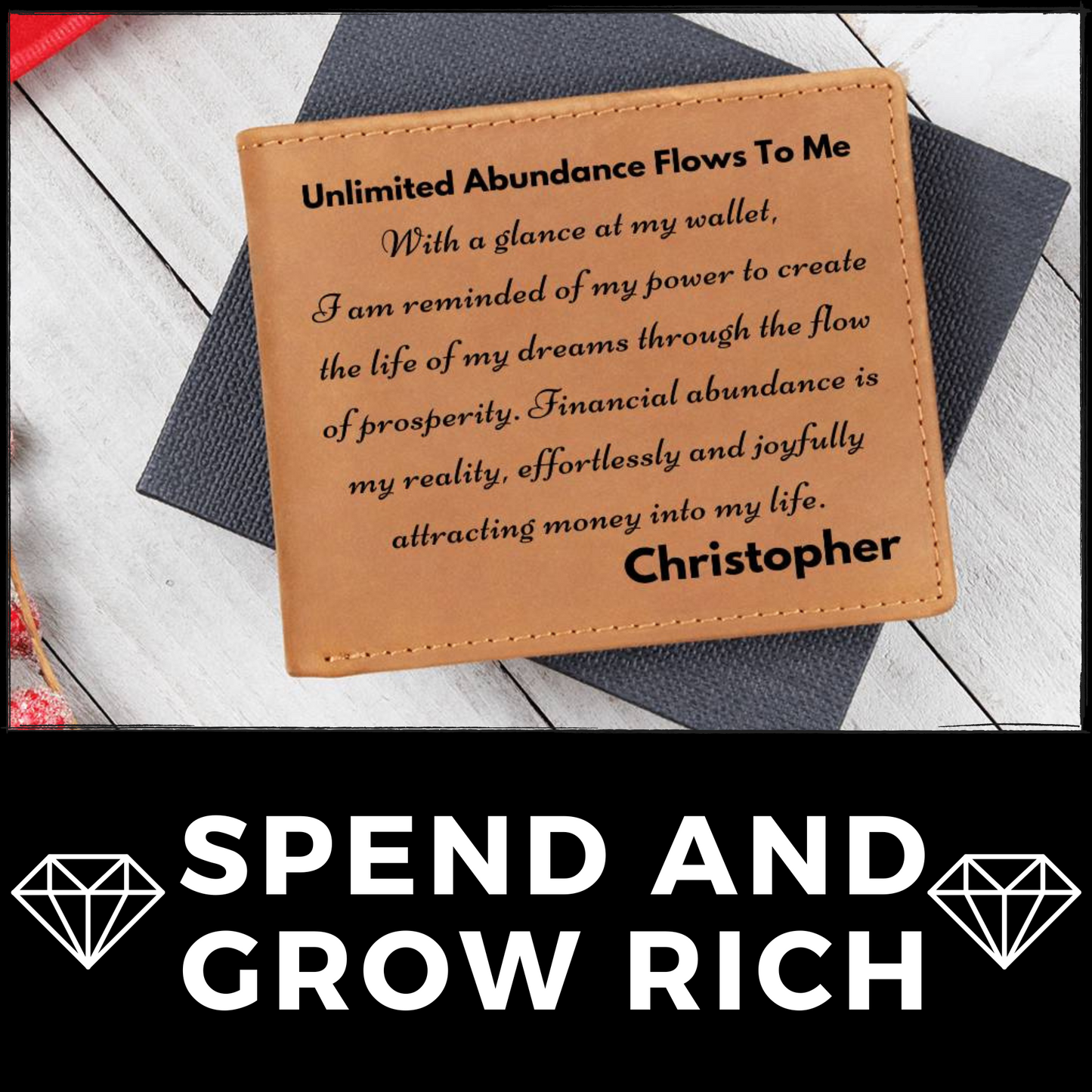 [Almost Sold Out] Personalized Unlimited Abundance Flows To Me Wallet