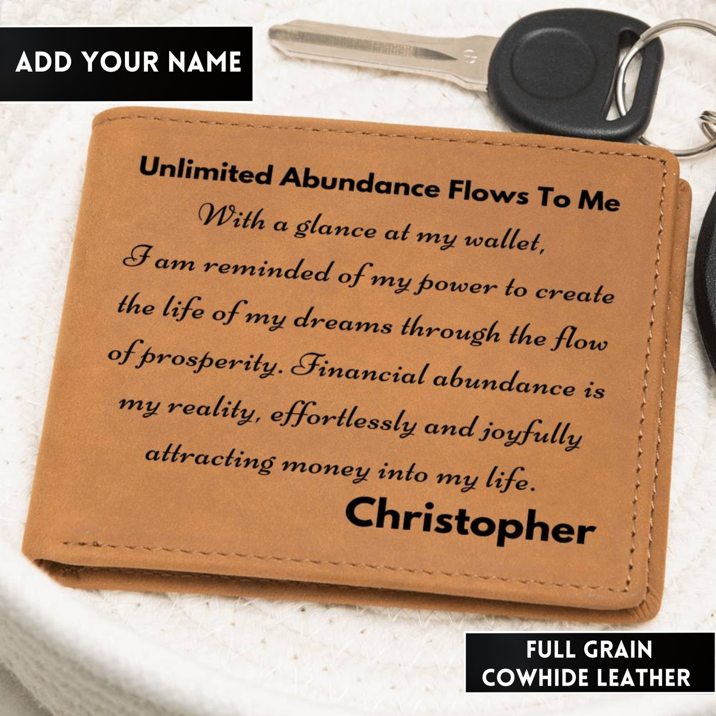 [Almost Sold Out] Personalized Unlimited Abundance Flows To Me Wallet
