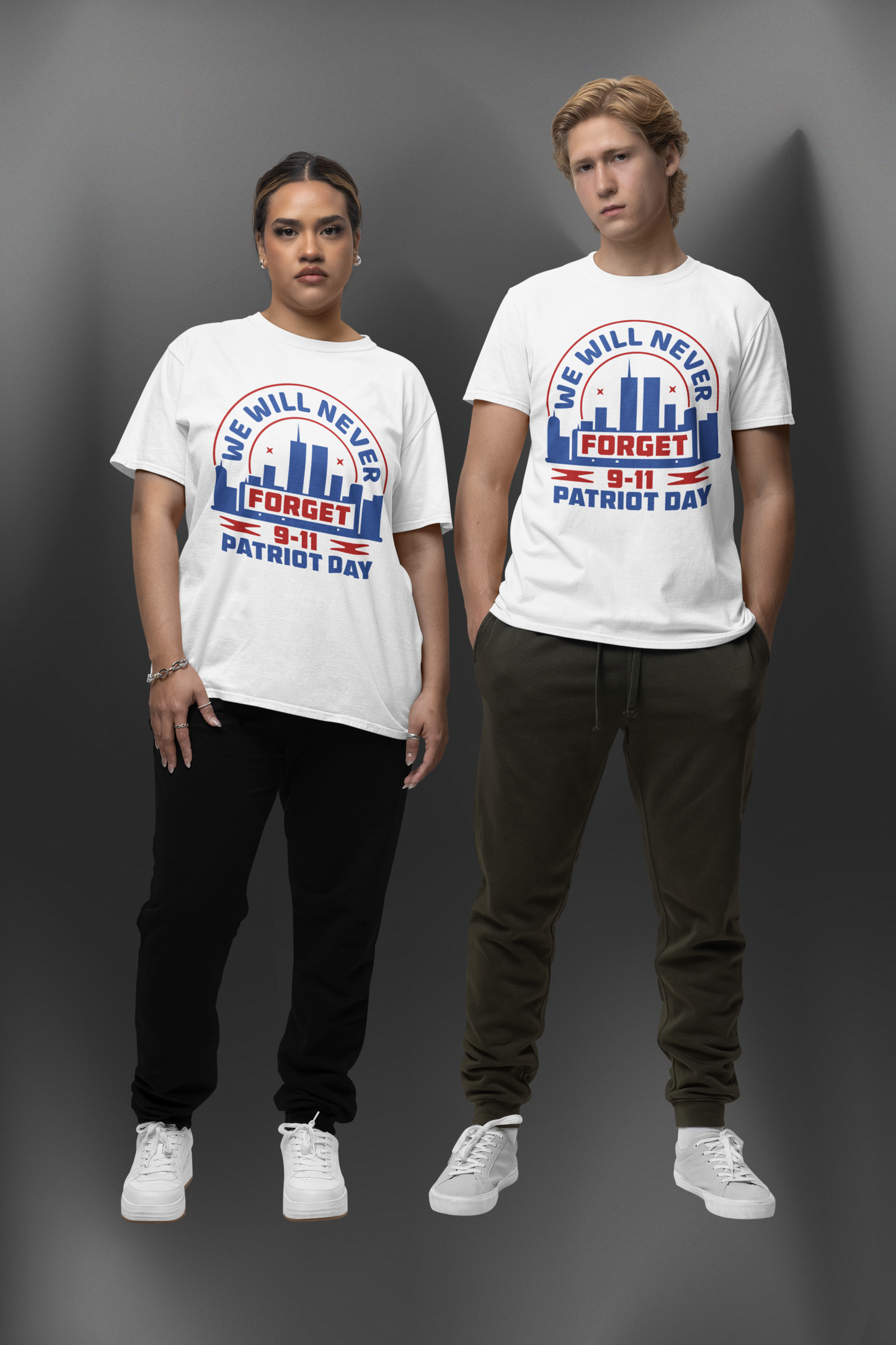 [Almost Sold Out] We Will Never Forget 9-11 Patriot Day T-shirt