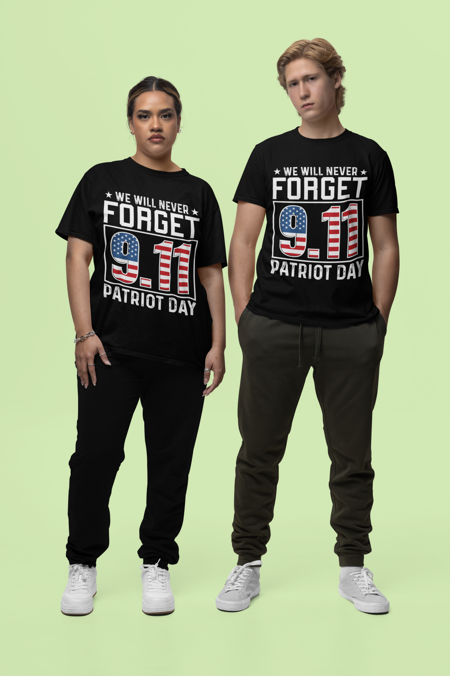 [Almost Sold Out] We Will Never Forget 9.11 Patriot Day T-Shirt