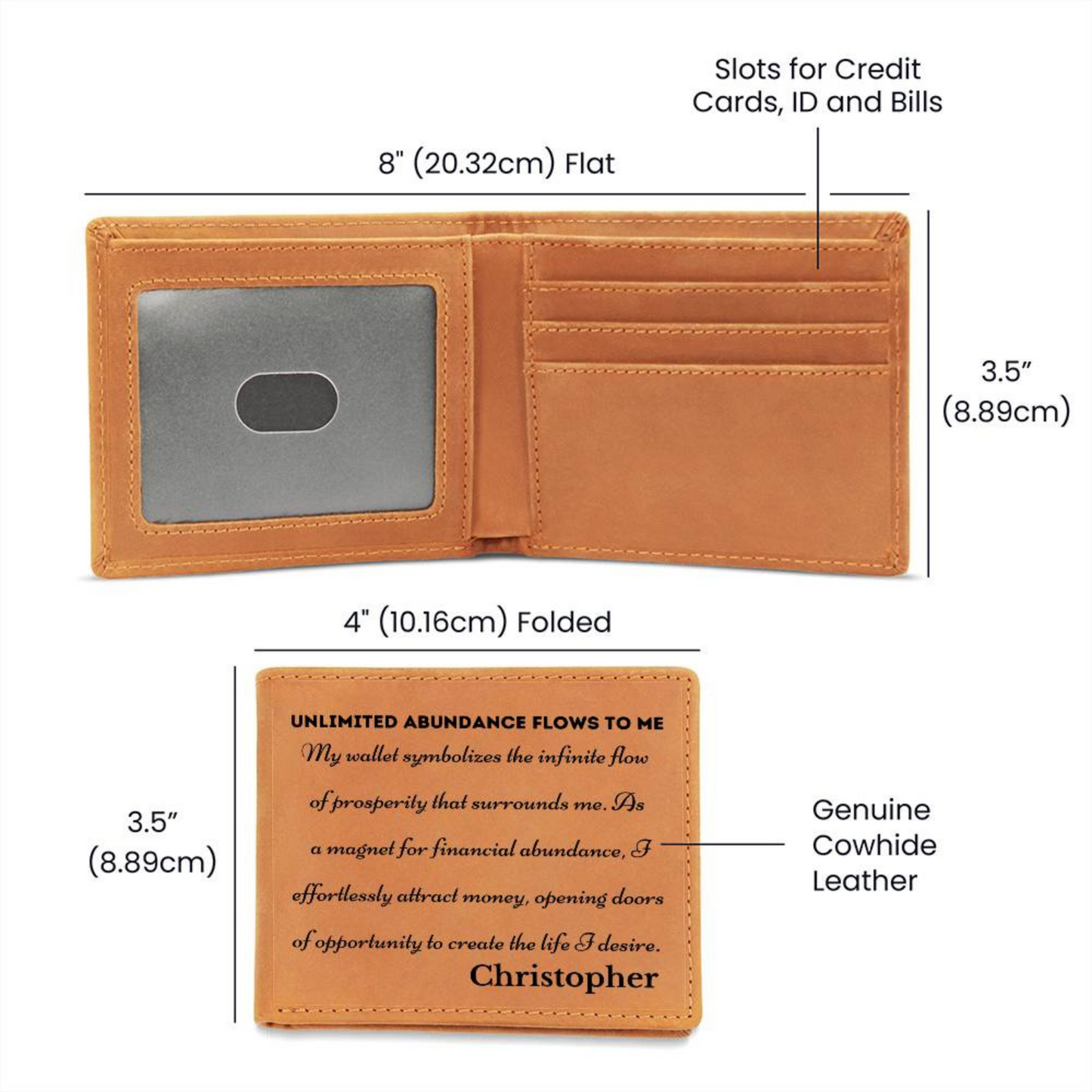 [Almost Sold Out] Unlimited Abundance Leather Wallet