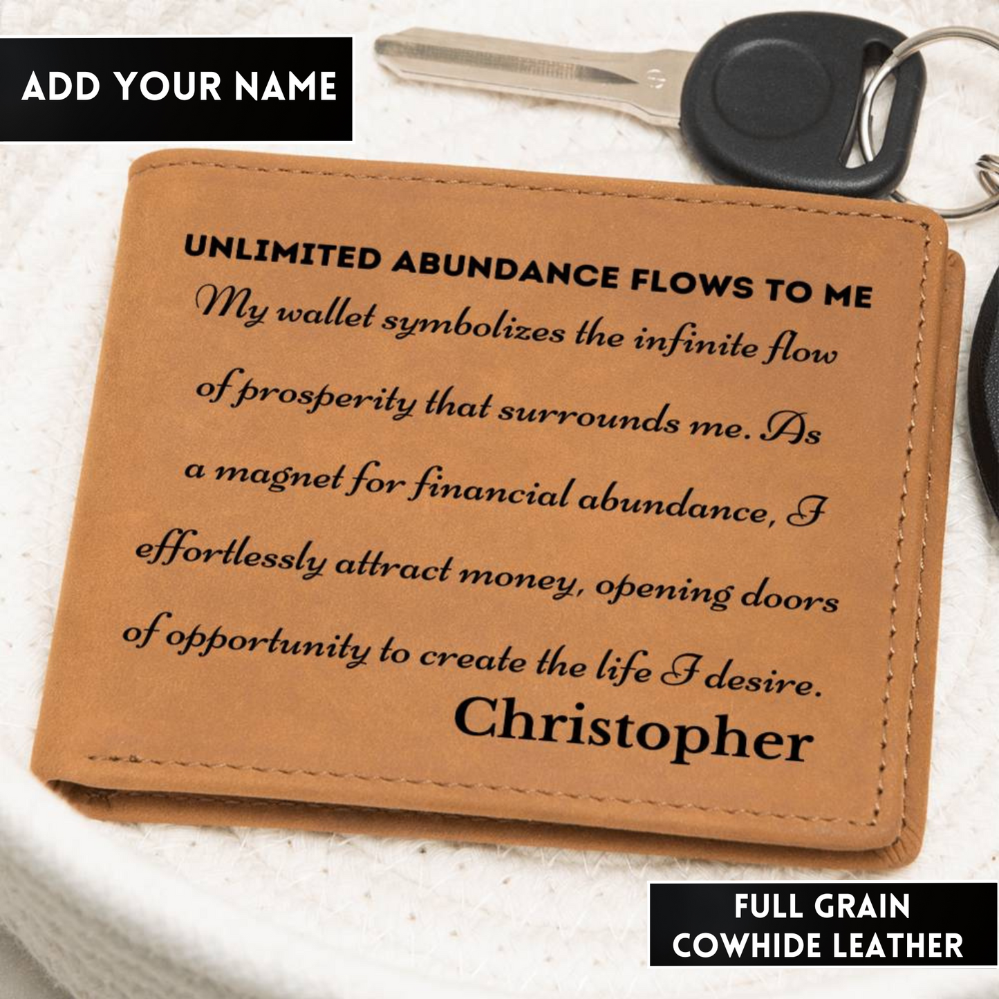 [Almost Sold Out] Unlimited Abundance Leather Wallet