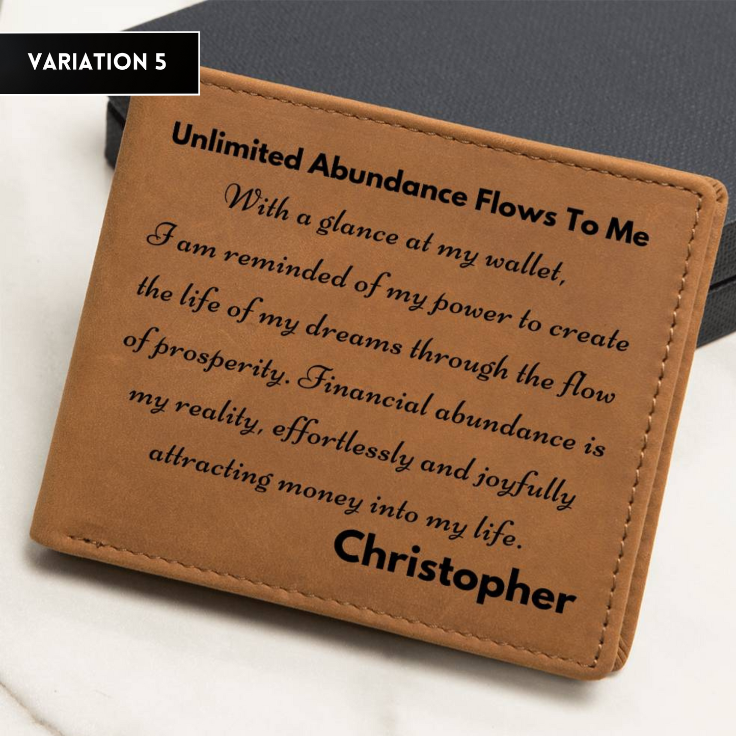 [Almost Sold Out] Unlimited Abundance Leather Wallet