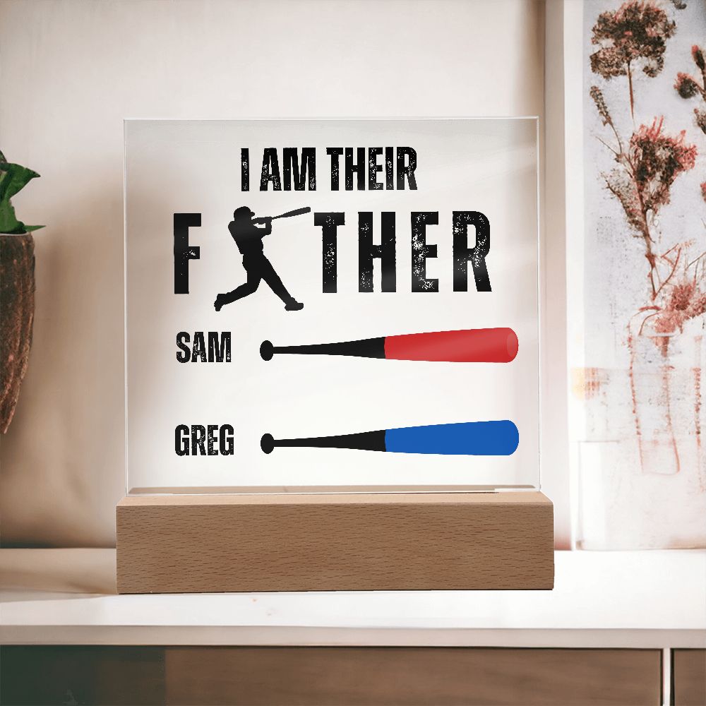 [Almost Sold Out] Baseball Personalized Father's Acrylic Plaque