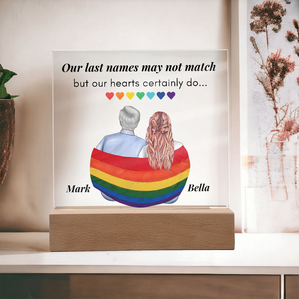 [Almost Sold Out] Bonus Dad - Father's Day Pride Gift Acrylic Plaque