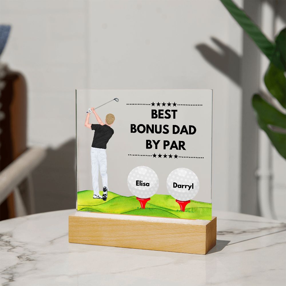[Almost Sold Out] Best Dad / Step Dad / Bonus Dad / Grandpa - Personalized Acrylic Plaque