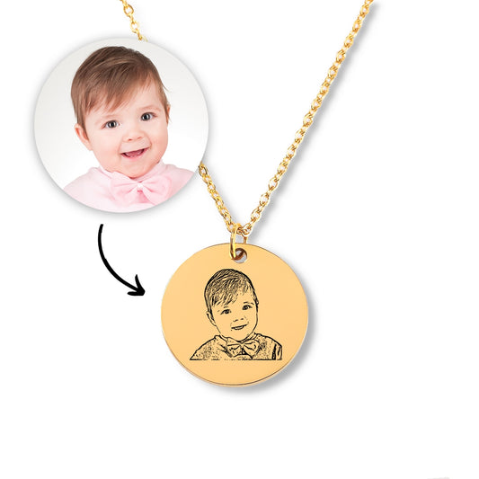 Almost Sold Out - Baby Portrait Necklace