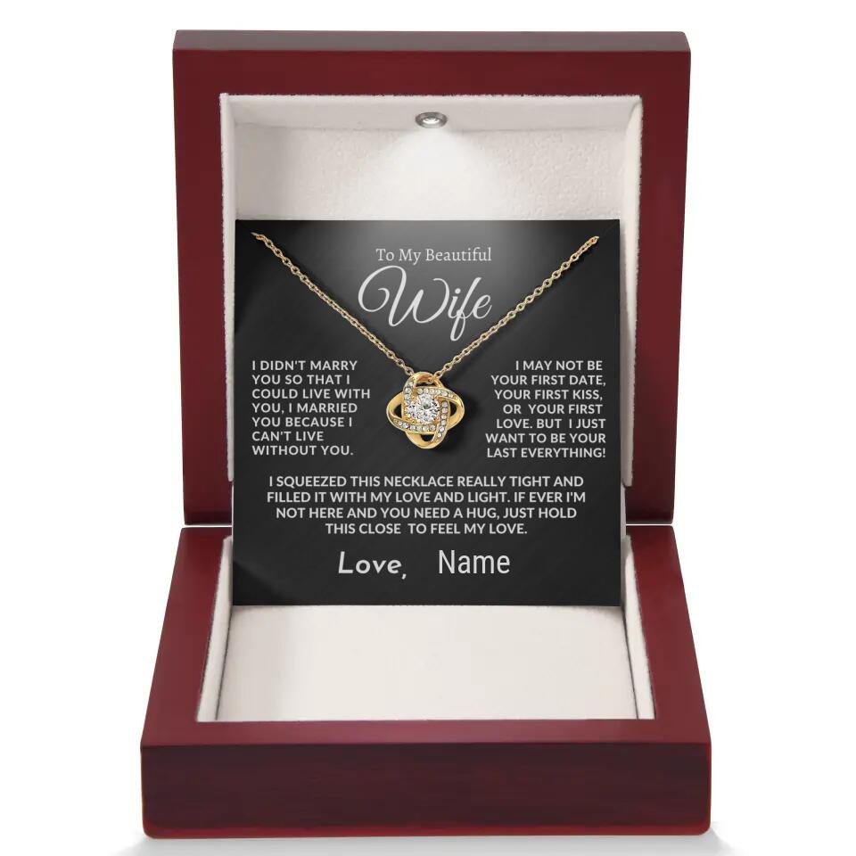 To My Soulmate - Love Knot Necklace