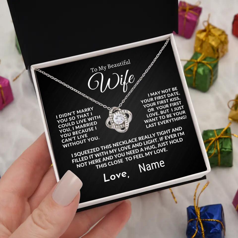 To My Soulmate - Love Knot Necklace