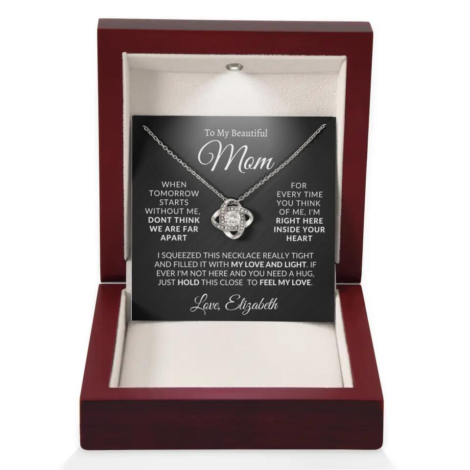 [ALMOST SOLD OUT] TO MY MOM - PERSONALIZED LOVE KNOT NECKLACE