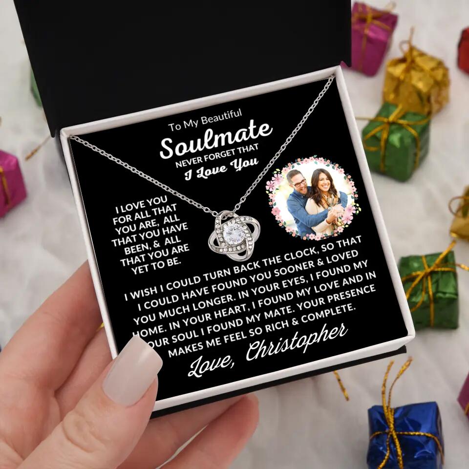 [ALMOST SOLD OUT] PERSONALIZED SOULMATE LOVE KNOT NECKLACE