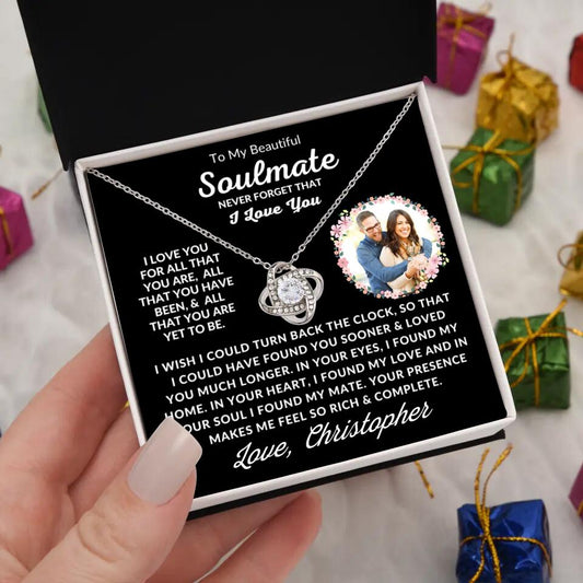[ALMOST SOLD OUT] PERSONALIZED SOULMATE LOVE KNOT NECKLACE
