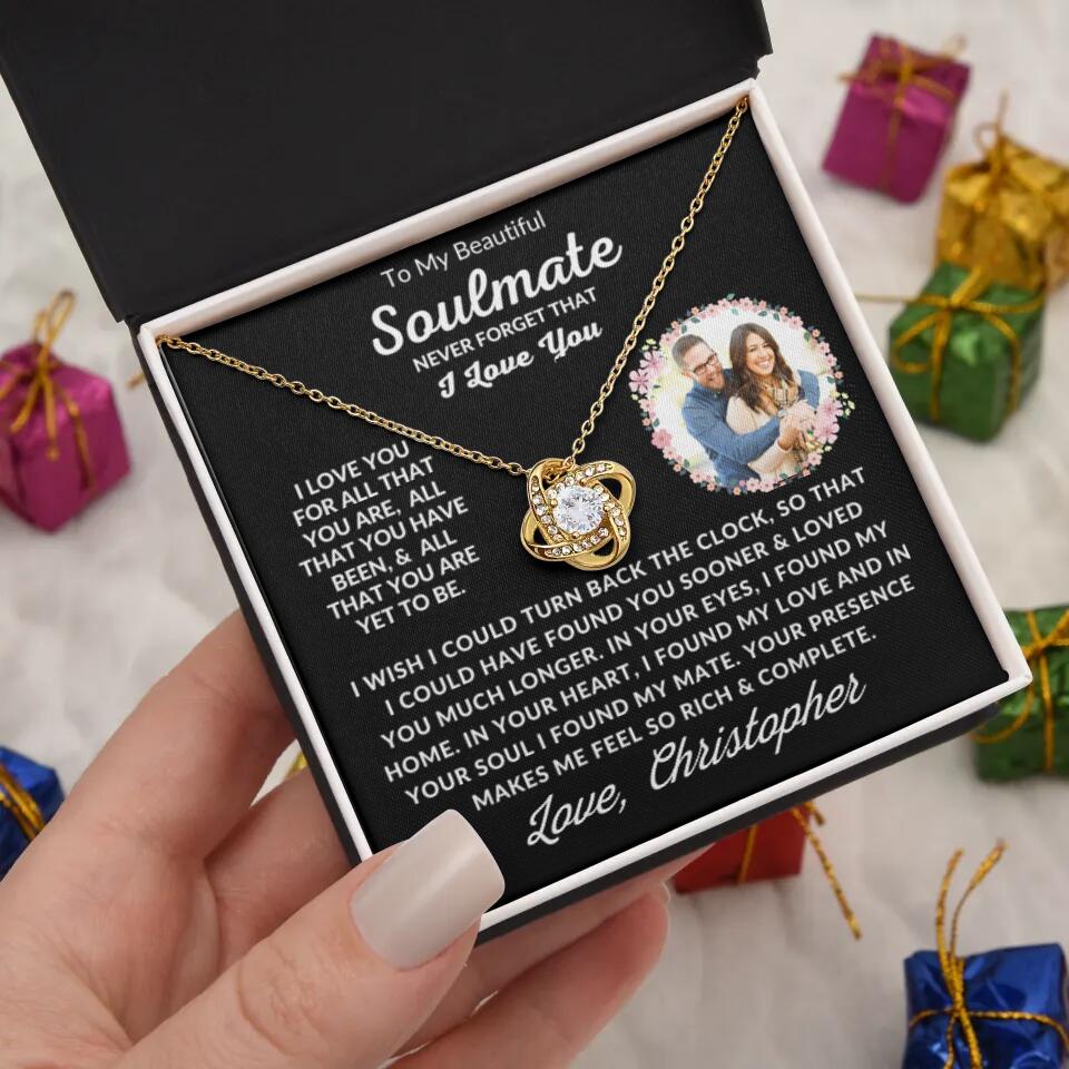 [ALMOST SOLD OUT] PERSONALIZED SOULMATE LOVE KNOT NECKLACE