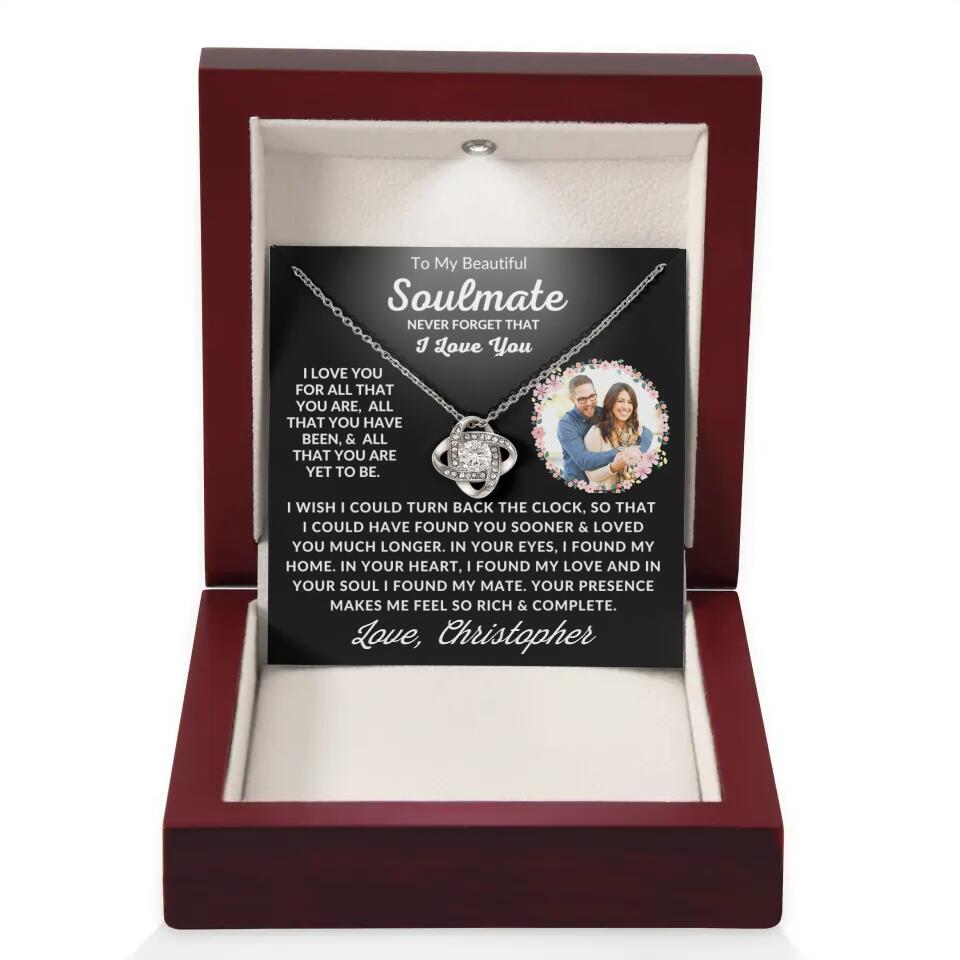[ALMOST SOLD OUT] PERSONALIZED SOULMATE LOVE KNOT NECKLACE
