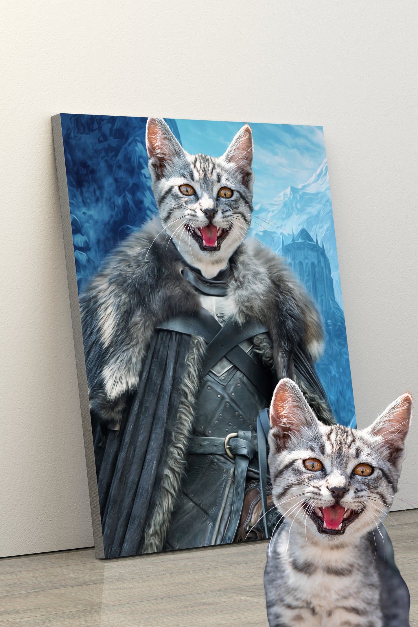 SEE YOUR BELOVED CAT RIDING IN THIS GAME OF PETS CANVAS