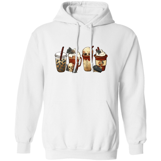 Halloween Coffee Shots Pullover Hoodie